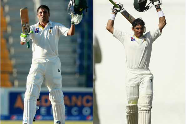 Younis Khan registered his 28th Test hundred, while Misbah-ul-Haq completed a hat-trick to record his 8th ton. Younis Khan registered his 28th Test hundred, while Misbah-ul-Haq completed a hat-trick to record his 8th ton.