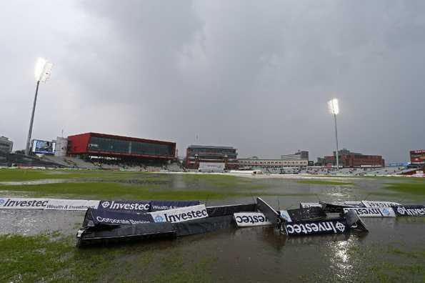 Rain played spoilsport on Day 2. Rain played spoilsport on Day 2.
