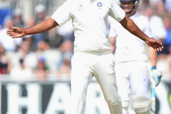 Pankaj Singh heaves a sigh of relief after finally bagging a Test wicket Pankaj Singh heaves a sigh of relief after finally bagging a Test wicket