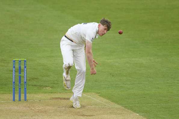 Yorkshire's Matthew Revis picked up a five-wicket haul against Glamorgan Yorkshire's Matthew Revis picked up a five-wicket haul against Glamorgan