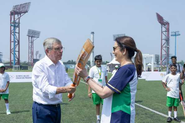 Cricket is among five sports to be added for the 2028 showpiece event. Cricket is among five sports to be added for the 2028 showpiece event.