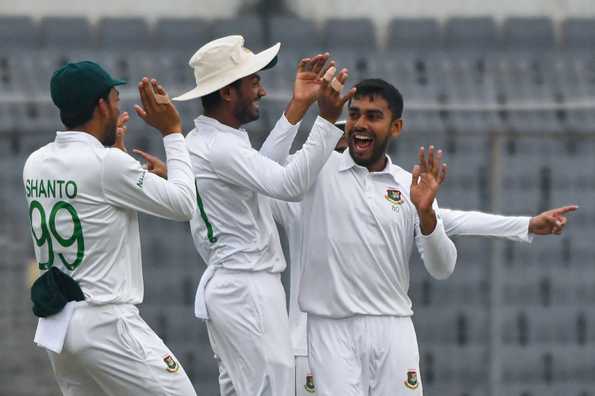 Mehidy picked up three of the five wickets New Zealand lost on the opening day in Dhaka. Mehidy picked up three of the five wickets New Zealand lost on the opening day in Dhaka.