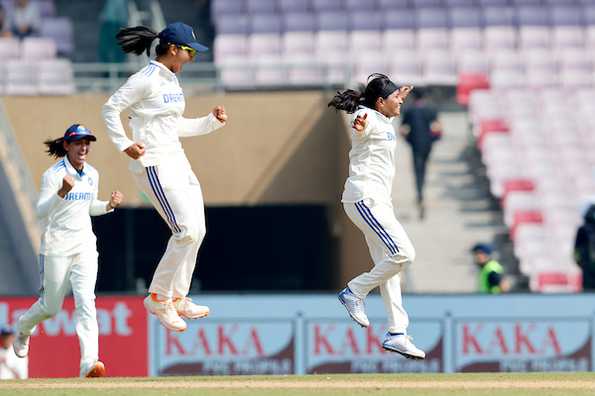 India hammered England by 347 runs. India hammered England by 347 runs.