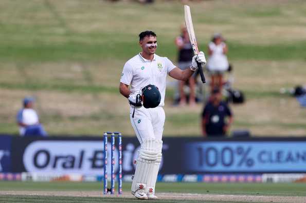 David Bedingham scored his maiden Test century David Bedingham scored his maiden Test century