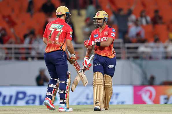 Despite the top order not firing, the silver lining for PBKS has been the emergence of Shashank Singh and Ashutosh Sharma as finishers par excellence Despite the top order not firing, the silver lining for PBKS has been the emergence of Shashank Singh and Ashutosh Sharma as finishers par excellence