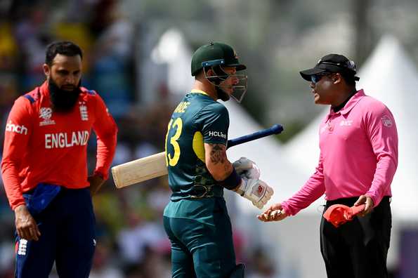 The incident happened in the 18th over of Australia's innings. The incident happened in the 18th over of Australia's innings.