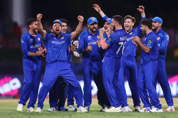 Afghanistan beat Australia to blow the Group wide open with regards to semifinal qualification Afghanistan beat Australia to blow the Group wide open with regards to semifinal qualification