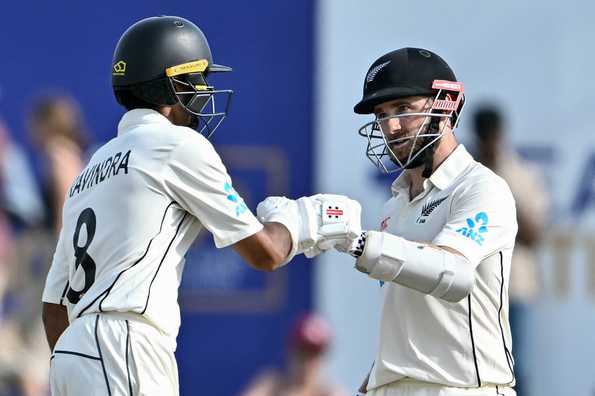 The visitors finished just 50 runs short of Sri Lanka's total at the close of play on Day 2 The visitors finished just 50 runs short of Sri Lanka's total at the close of play on Day 2