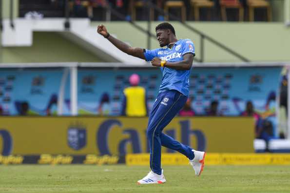 Alzarri Joseph picked four wickets in his team's victory Alzarri Joseph picked four wickets in his team's victory