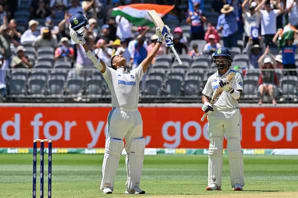 Jaiswal completed his fourth Test century on third morning. Jaiswal completed his fourth Test century on third morning.