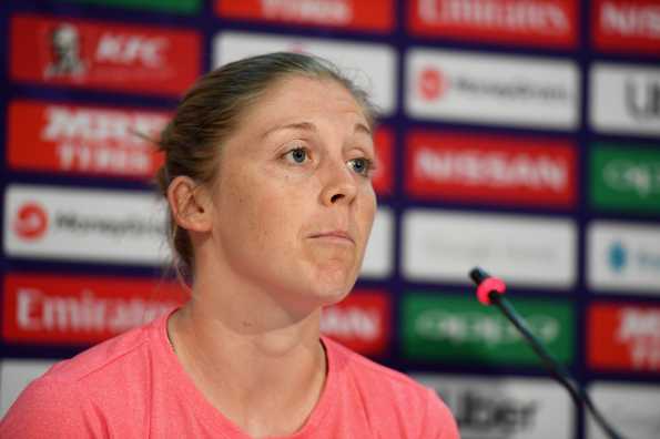 Heather Knight was understandably disappointed at the absence of DRS for the Test match.