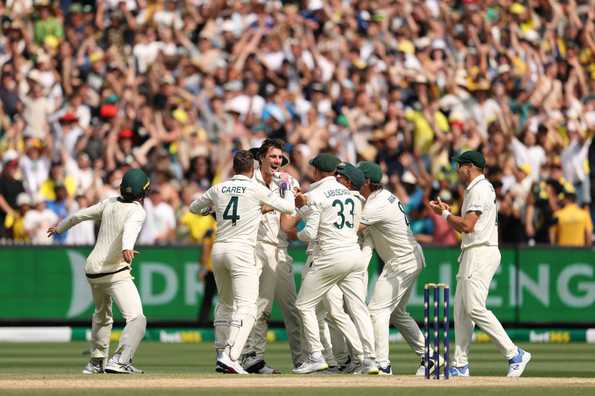 Pat Cummins took the big wicket of Yashasvi Jaiswal in the final session. Pat Cummins took the big wicket of Yashasvi Jaiswal in the final session.
