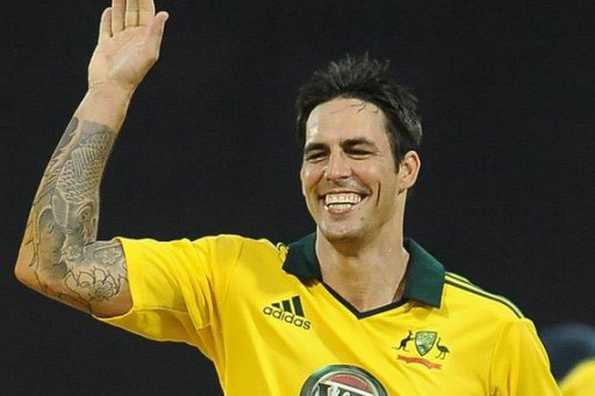 Australian Mitchell Johnson celebrates the dismissal of unseen Sri Lanka's Suraj Randiv during the first One Day International match at the Pallekele stadium. Johnson said he relished the slow wicket on which he set up Australia's victory in the first one-day international against Sri Lanka. Australian Mitchell Johnson celebrates the dismissal of unseen Sri Lanka's Suraj Randiv during the first One Day International match at the Pallekele stadium. Johnson said he relished the slow wicket on which he set up Australia's victory in the first one-day international against Sri Lanka.