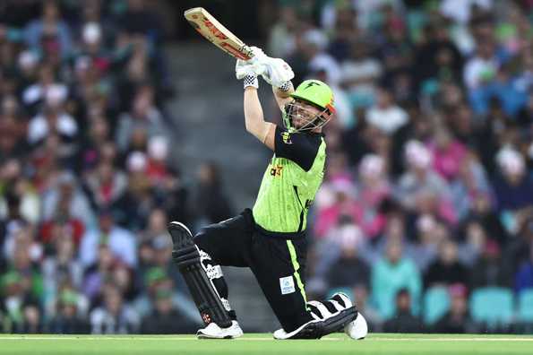 David Warner gave Sydney Thunder a quick start David Warner gave Sydney Thunder a quick start