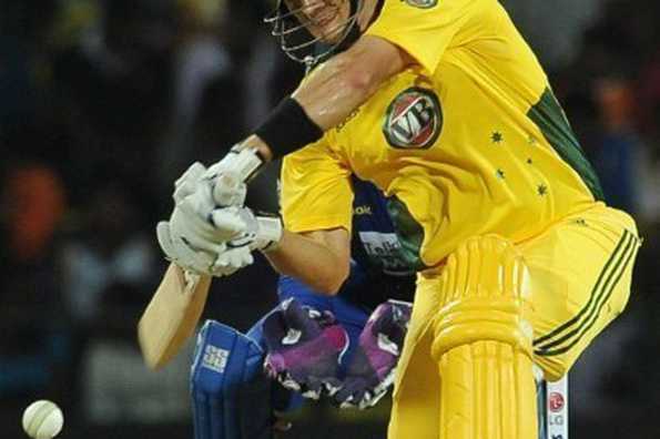 Shane Watson's quick-fire 57 went in vain. Shane Watson's quick-fire 57 went in vain.