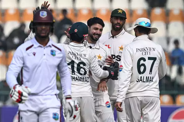 Abrar picked four wickets in the second innings Abrar picked four wickets in the second innings
