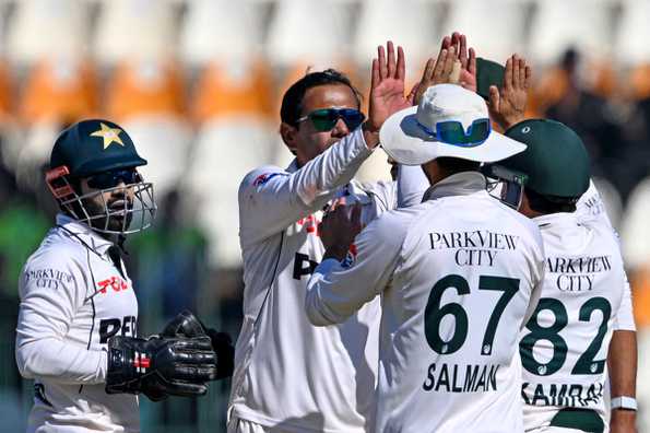 Noman Ali became the first Pakistan spinner to take a hat-trick. Noman Ali became the first Pakistan spinner to take a hat-trick.