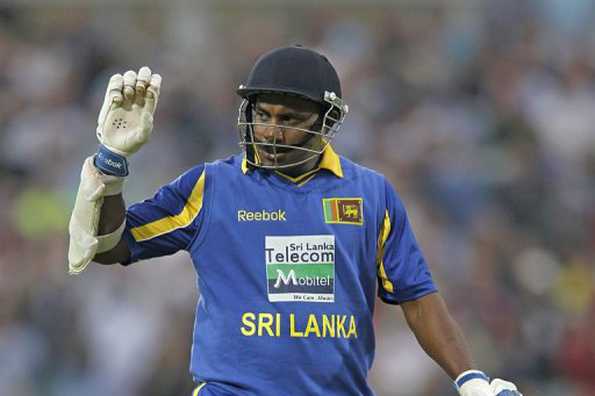 Sanath Jayasuriya of Sri Lanka acknowledges the crowd as he walks back to the Pavillion after getting out for 2 runs during the first One Day International cricket match between England and Sri Lanka at The Oval Cricket Ground in London. Sanath Jayasuriya of Sri Lanka acknowledges the crowd as he walks back to the Pavillion after getting out for 2 runs during the first One Day International cricket match between England and Sri Lanka at The Oval Cricket Ground in London.