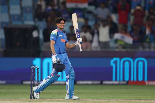 Gill scored his 8th ODI century. Gill scored his 8th ODI century.
