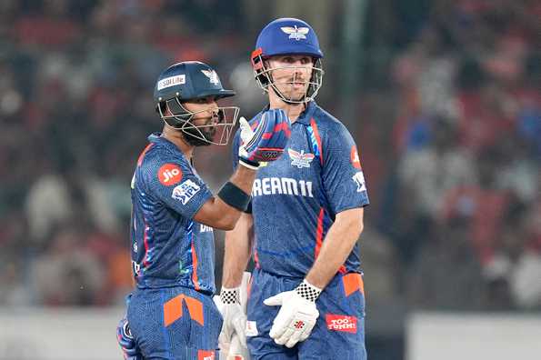 Pooran and Marsh hit quick fifties in the chase Pooran and Marsh hit quick fifties in the chase