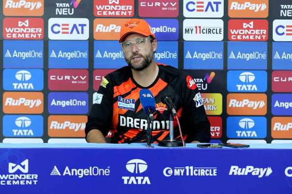 The SRH head coach, speaking after their loss to GT, acknowledged the "ramifications of losing four in a row" The SRH head coach, speaking after their loss to GT, acknowledged the "ramifications of losing four in a row"