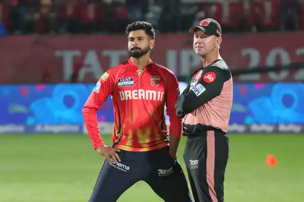 Shashank heaped praise on the Ponting-Iyer duo for taking the team to the Playoffs. Shashank heaped praise on the Ponting-Iyer duo for taking the team to the Playoffs.