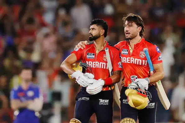 Shreyas Iyer has hit eight sixes this season, the most by a Punjab Kings batter ever