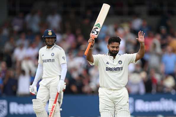 England bagged quick wickets after Rishabh Pant became the third centurion of the innings
