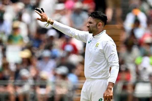 Keshav Maharaj, who has captained South Africa in seven ODIs and five T20Is, will lead them for the first time in a Test Keshav Maharaj, who has captained South Africa in seven ODIs and five T20Is, will lead them for the first time in a Test