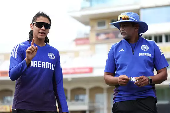 Mandhana spoke in Harmanpreet Kaur's absence due to illness Mandhana spoke in Harmanpreet Kaur's absence due to illness