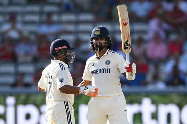 KL Rahul was unbeaten on 53 by the end of the day KL Rahul was unbeaten on 53 by the end of the day