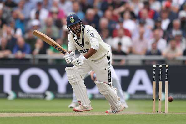 Thakur plays a shot enroute to his 41 Thakur plays a shot enroute to his 41