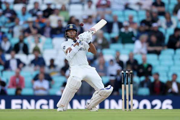 Jaiswal struck a quick-fire 51 not out off 49 in the final session on Day 2