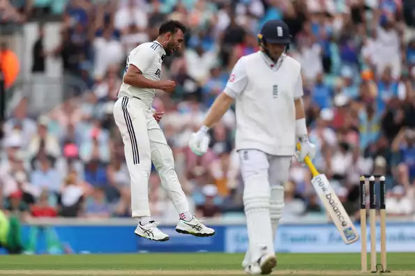 Prasidh Krishna kept India's chances alive with two strikes in a dramatic final session on Day 4 Prasidh Krishna kept India's chances alive with two strikes in a dramatic final session on Day 4