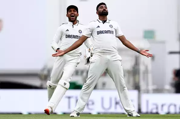 Siraj claimed a fifer in the second innings, picking three wickets on the fifth morning with the old ball. 