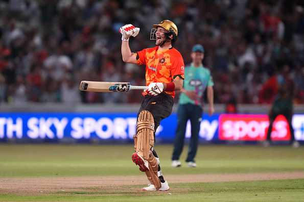 Livingstone smashed an unbeaten 69 off just 27,. Livingstone smashed an unbeaten 69 off just 27,.
