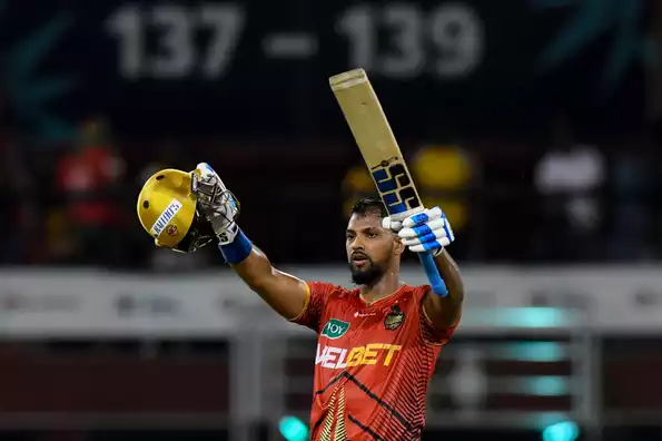 Pooran was TKR's leading run-scorer last season Pooran was TKR's leading run-scorer last season