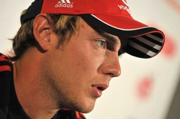 England fast bowler Stuart Broad at a press conference in London in August. If there is a fast bowler who is quickly developing into a match-winner by learning and improving with each game, it is Broad. England fast bowler Stuart Broad at a press conference in London in August. If there is a fast bowler who is quickly developing into a match-winner by learning and improving with each game, it is Broad.
