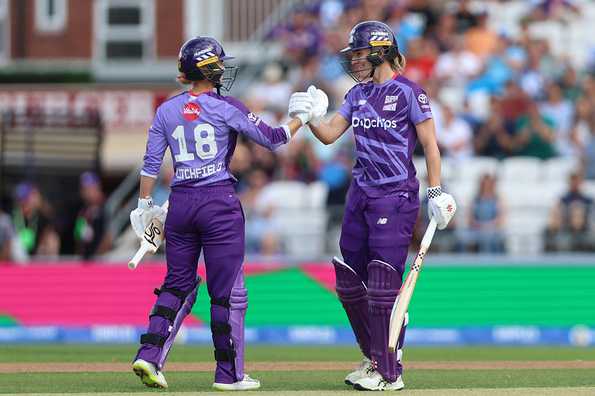 Litchfield and Monaghan shared a 54-run stand Litchfield and Monaghan shared a 54-run stand