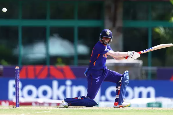 Yash Dhull registered his eighth first-class century Yash Dhull registered his eighth first-class century
