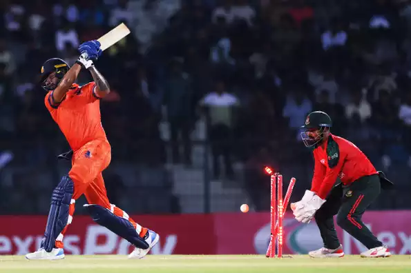 Netherlands were bundled out for 103 in the second T20I Netherlands were bundled out for 103 in the second T20I