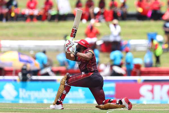 Pollard hit eight sixes in his 29-ball 65 Pollard hit eight sixes in his 29-ball 65