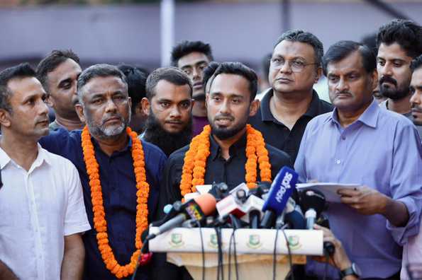 Mithun defeated former national cricketer and current match referee Selim Shahed. Mithun defeated former national cricketer and current match referee Selim Shahed.