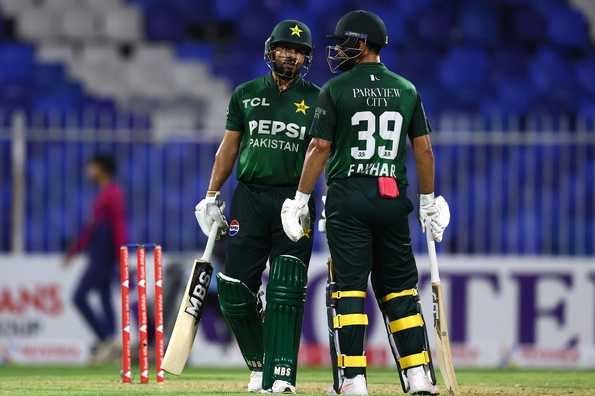 Fakhar Zaman smashed 77* off 44 in his team's win Fakhar Zaman smashed 77* off 44 in his team's win