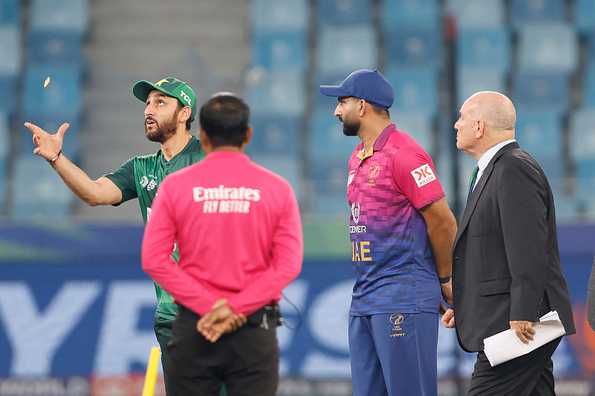Pakistan's match against UAE was delayed by an hour.