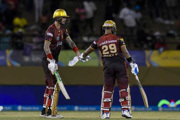 Hales and Pooran slammed fifties in their team's rousing victory Hales and Pooran slammed fifties in their team's rousing victory