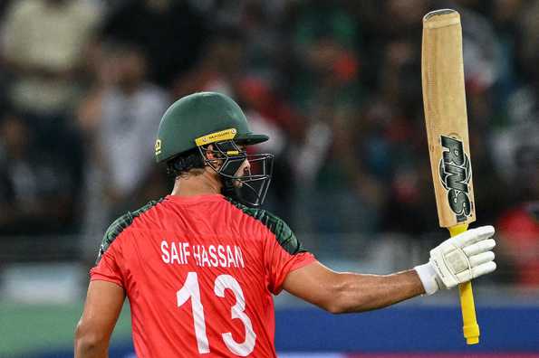 Saif Hassan's half-century set up the chase Saif Hassan's half-century set up the chase