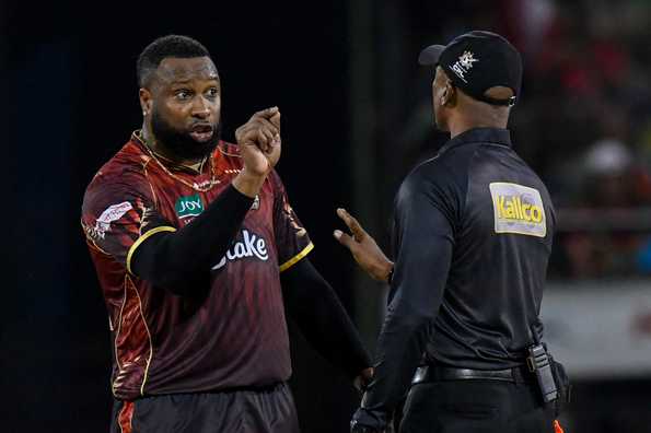 Pollard was miffed with the crowd at Guyana