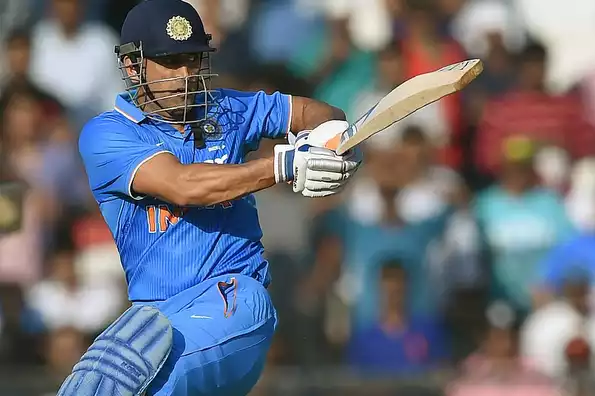 MS Dhoni took Chris Woakes for 23 runs in the last over of the innings