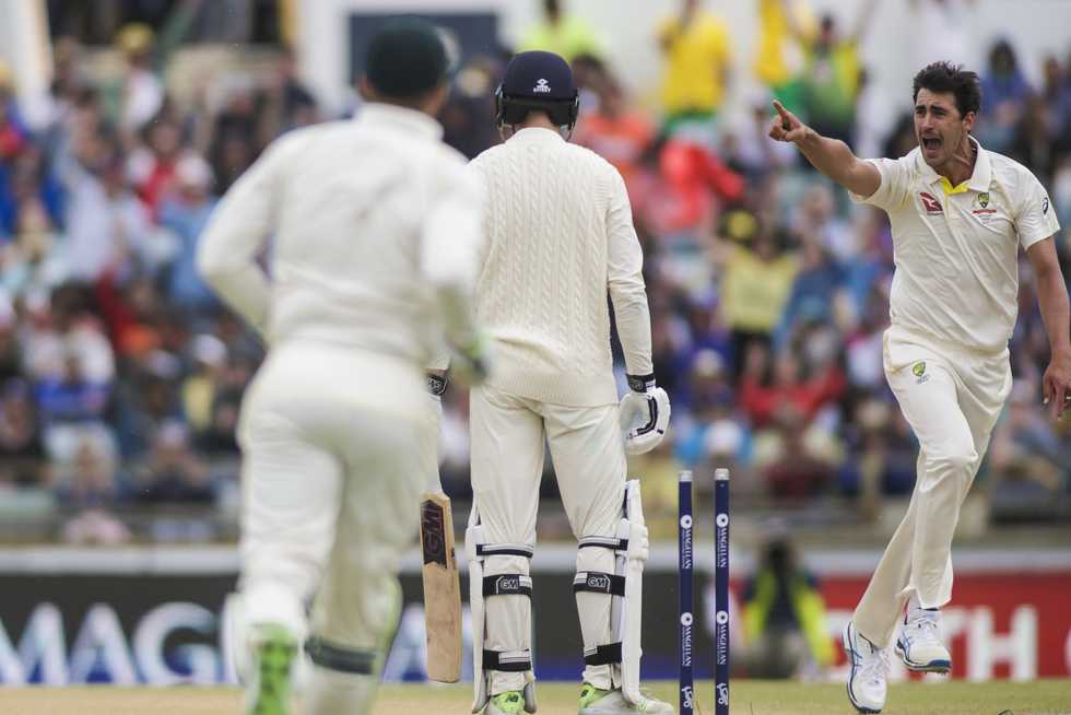 When a fast bowler angles a ball in and then beats the outside edge to hit the stumps, it is always dramatic When a fast bowler angles a ball in and then beats the outside edge to hit the stumps, it is always dramatic